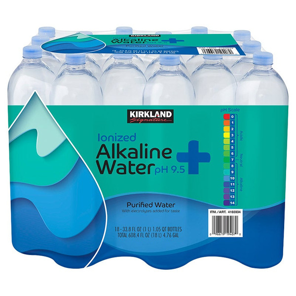 Alkaline Water, 18 x 33.8 fl oz