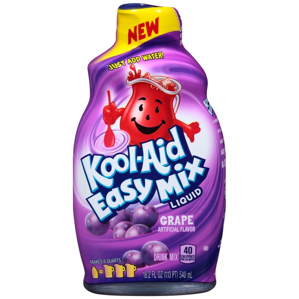 Koolaid Easy Mix Grape Liquid Drink Mix (18.2 fl oz) Instacart