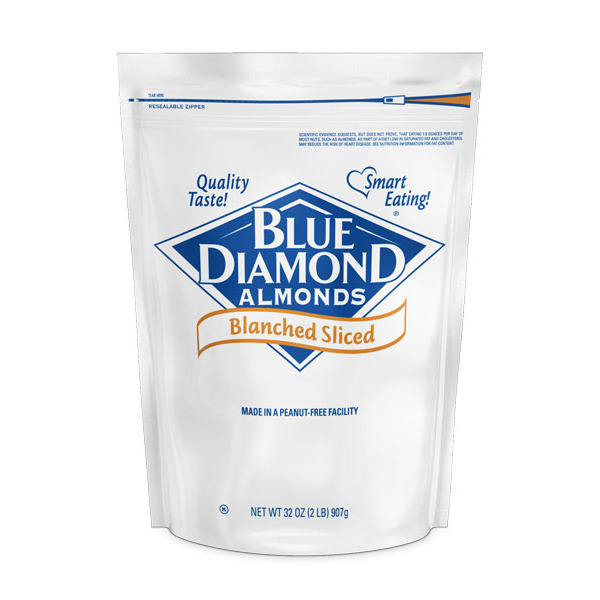 Blue Diamond - Blanched Sliced Almonds - 2 lbs
