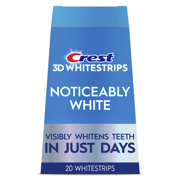 Crest 3D Whitestrips Noticeably White At-home Teeth Whitening Same