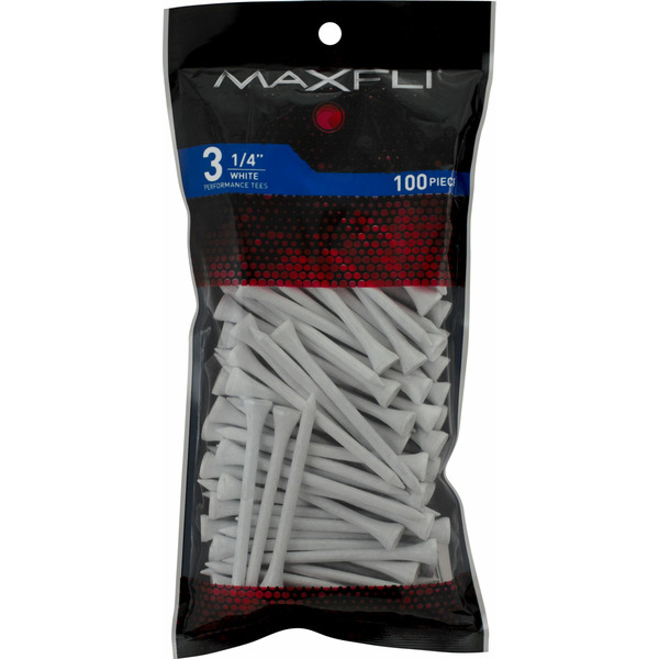 Maxfli 3.25'' White Tees