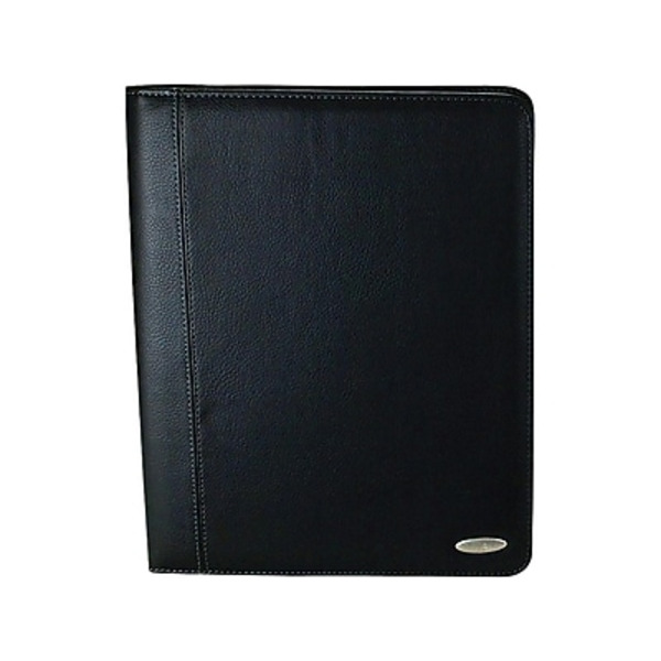 Samsonite 8 1/2" x 11" Black Padfolios Bi-Fold Closure