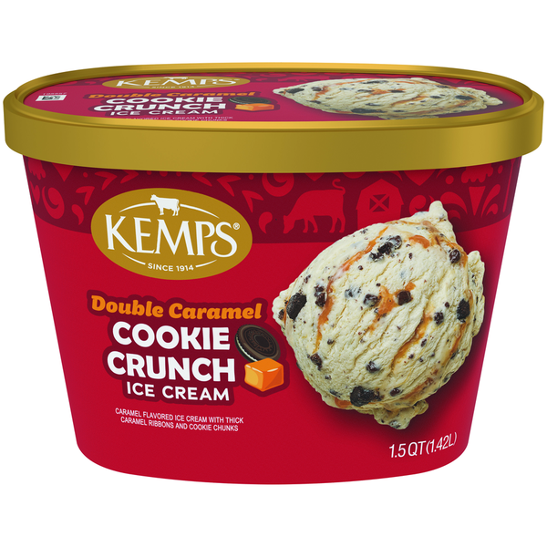 Kemps Double Caramel, Cookie Crunch Ice Cream Same-Day Delivery or