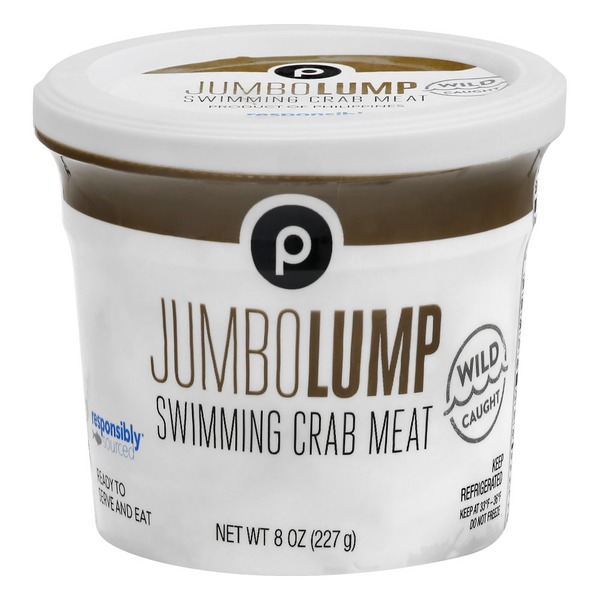 Publix Crab Meat, Swimming, Jumbo Lump (8 oz) Instacart