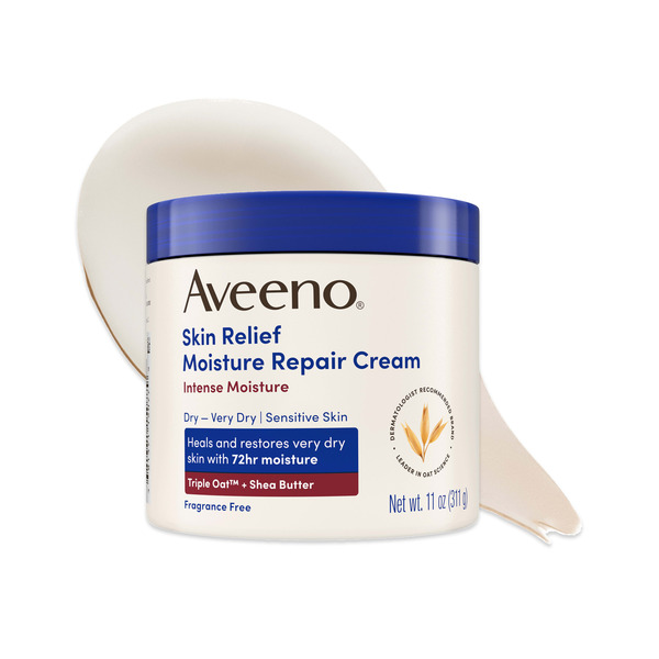 Aveeno Skin Relief Intense Moisture Repair Cream, Very Dry Skin, 11 oz