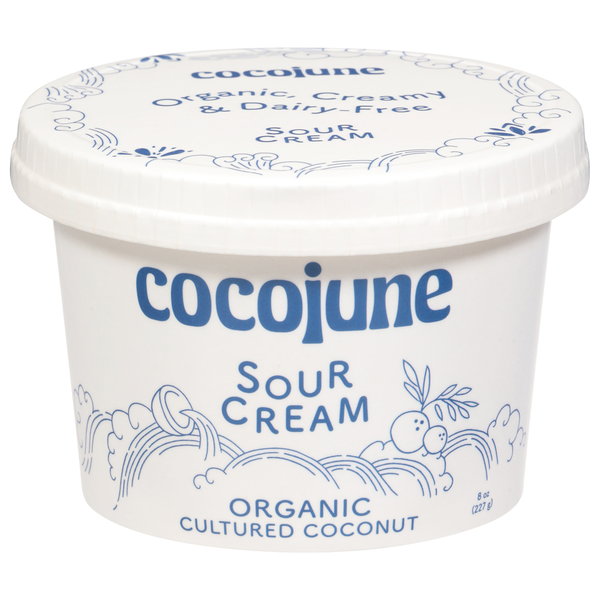 cocojune Organic Cultured Coconut Sour Cream Same-Day Delivery or