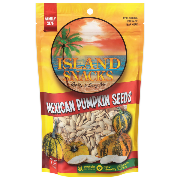 Island Snacks Mexican Pumpkin Seeds Family Size