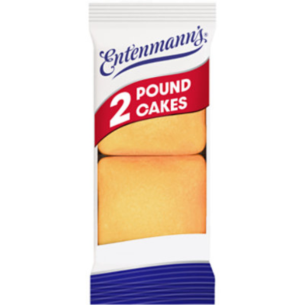 Entenmann's 2 ct, Pound, Cakes, Snack Cakes, 2.75 oz