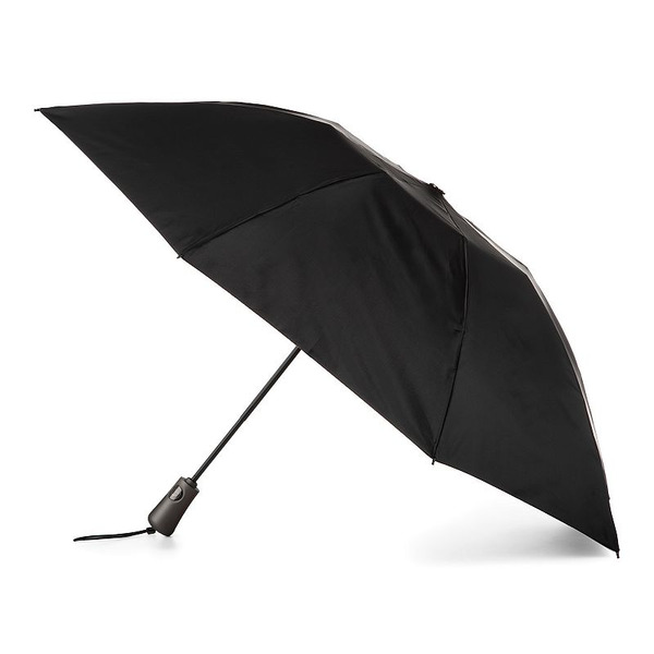 totes Compact InBrella Auto Open & Close Umbrella - Black
