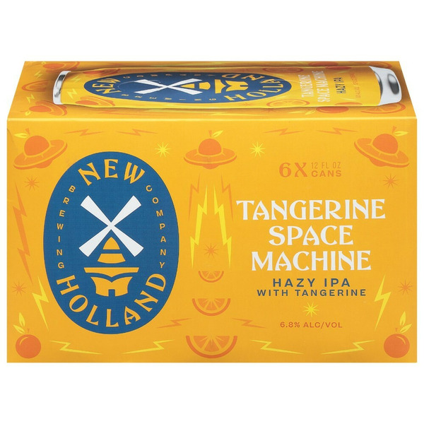 New Holland Tangerine Space Machine Hazy IPA, 6.8% ABV Same-Day