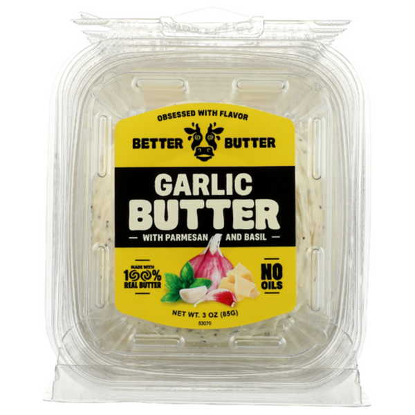Better Butter Fresh Churned Garlic Butter With Parmesan & Basil