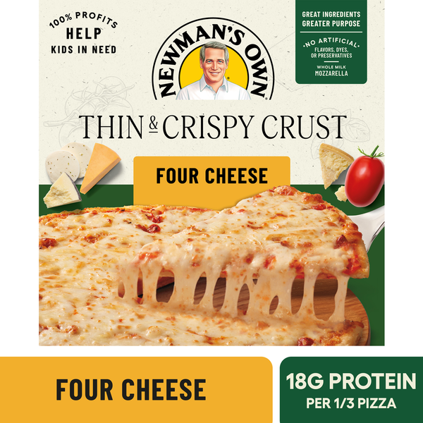 Newman's Own Four Cheese Thin Crust Pizza