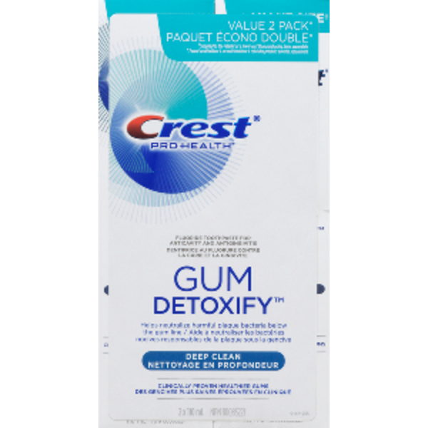 Crest Gum Detoxify Deep Clean Toothpaste, 110 mL Same-Day Delivery | Rexall