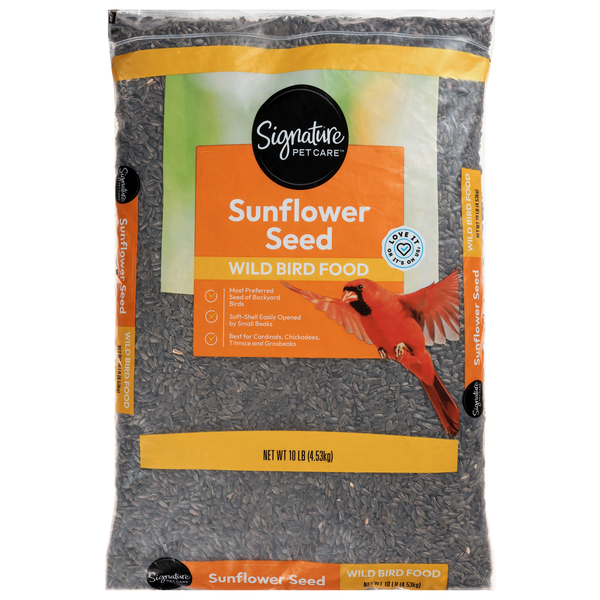 Signature Pet Wild Bird Food, Premium, Sunflower Seeds