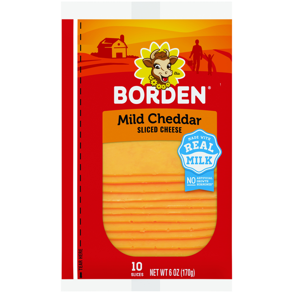 Borden Slices, Mild Cheddar