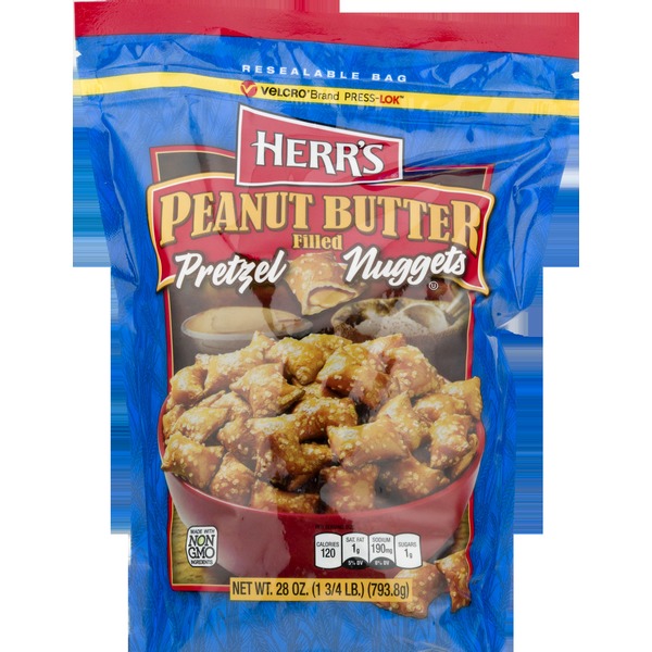 Herr's Pretzel Nuggets Peanut Butter Filled (28 oz) Instacart
