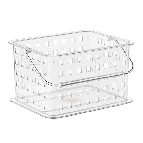 iDesign 6.90" X 5.3" Small Tote Basket with Handle