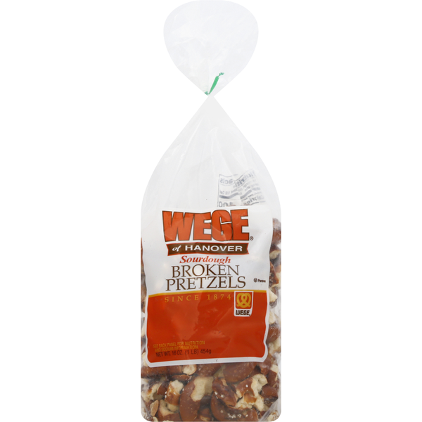 Wege Of Hanover Broken Pretzels, Sourdough (16 oz) Instacart