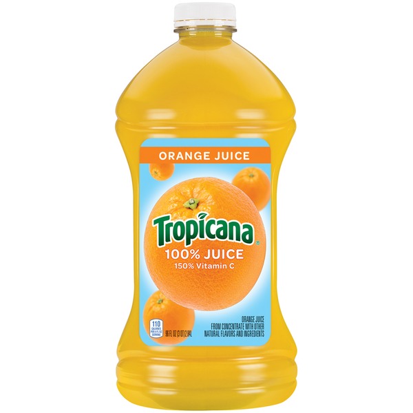 Tropicana Orange 100 Juice (96 fl oz) from Costco Instacart