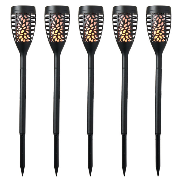 Belavi Black Solar Flame Effect Stakes - 5Pk Same-Day Delivery or