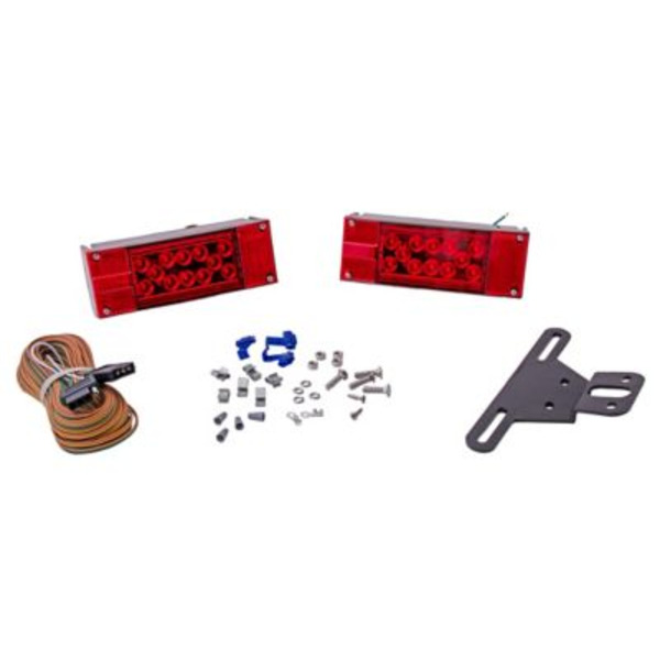 Carry-On Trailer LED Low Profile Combination Tail Light Kit, CO-TLL16RK