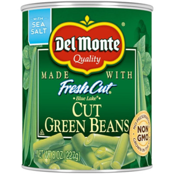 Del Monte BLUE LAKE Cut Green Beans, Canned Vegetables