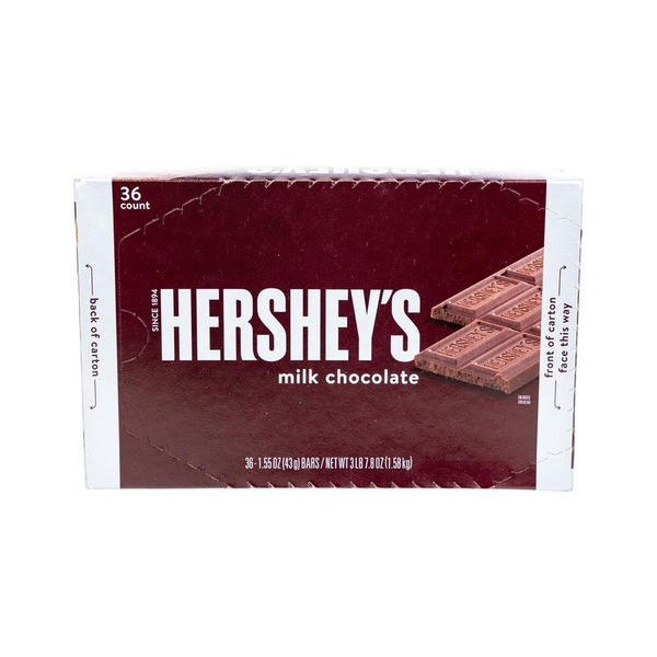 Hershey's - Milk Chocolate Bar - 1.55 oz/36ct