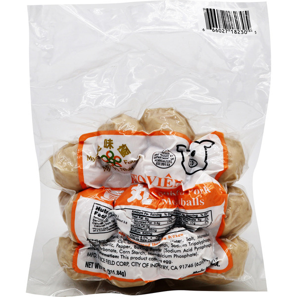 Myriad Foods Pork Meat Balls