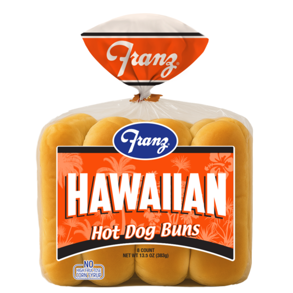 bunbun Franz Hawaiian Hot Dog Buns Same-Day Delivery or Pickup | Harmons