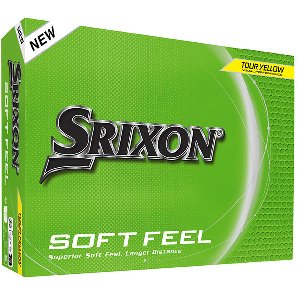 Srixon 2025 Soft Feel Golf Balls - Yellow