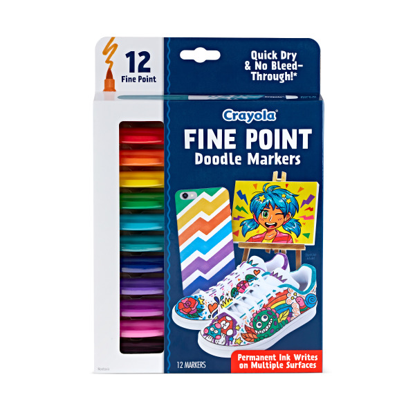 Crayola Doodle & Draw Fine Point Markers
