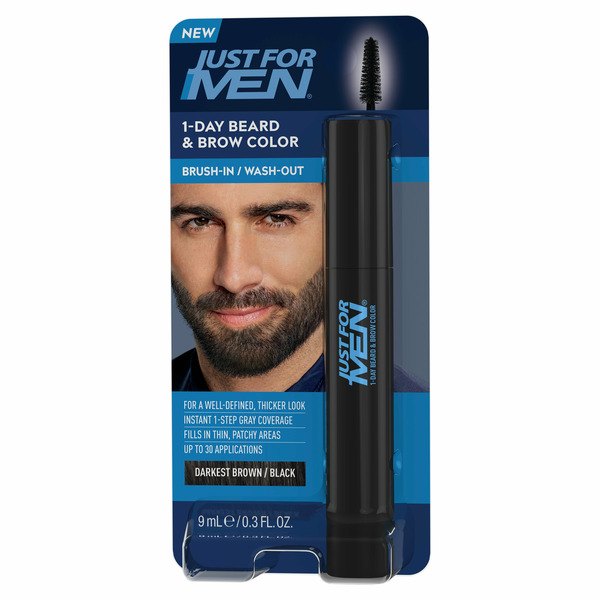 Just For Men Darkest Brown / Black 1-day Beard & Brow Color - .3 fl oz