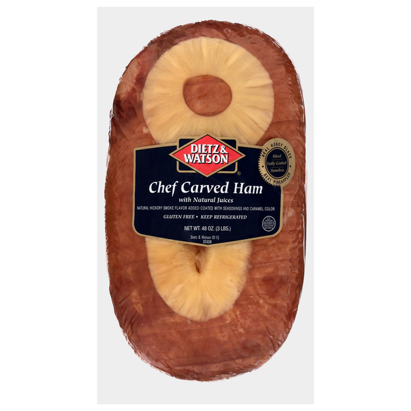 Dietz & Watson Boneless Chef Carved Ham with Natural Juices Same