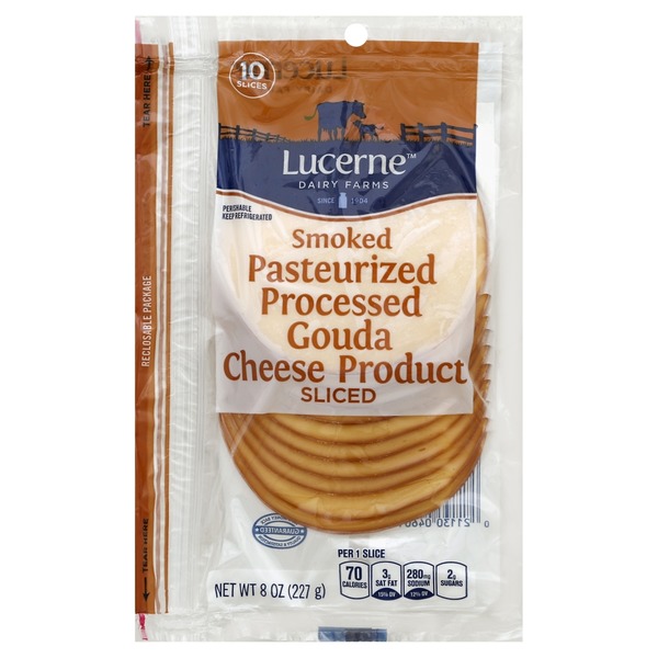 Lucerne Dairy Farms Smoked Pasteurized Processed Gouda Cheese Product