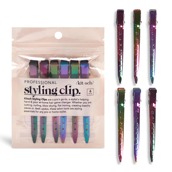 Kitsch Rainbow Coated Metal Styling Clips