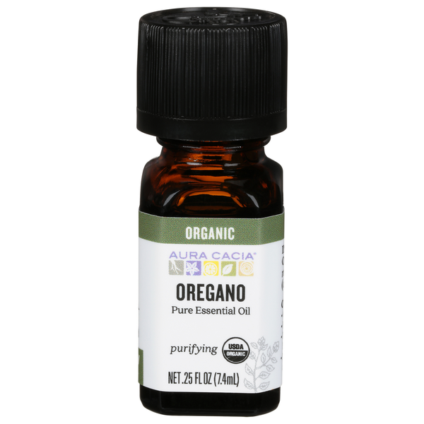 Aura Cacia Organic Oregano Essential Oil Same-Day Delivery or