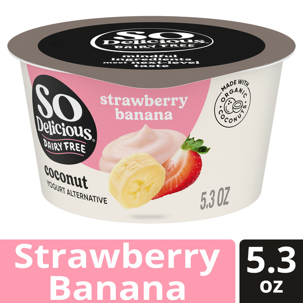So Delicious Dairy Free Coconut Milk Strawberry Banana