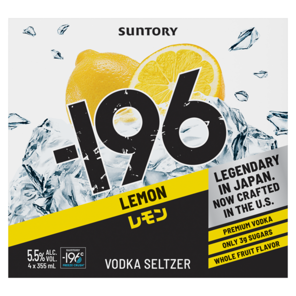 196 Lemon Vodka Seltzer Same-Day Delivery or Pickup | Cash Wise Liquor