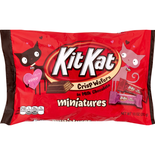 Kit Kat Crisp Wafers In Milk Chocolate Miniatures 10 Oz From