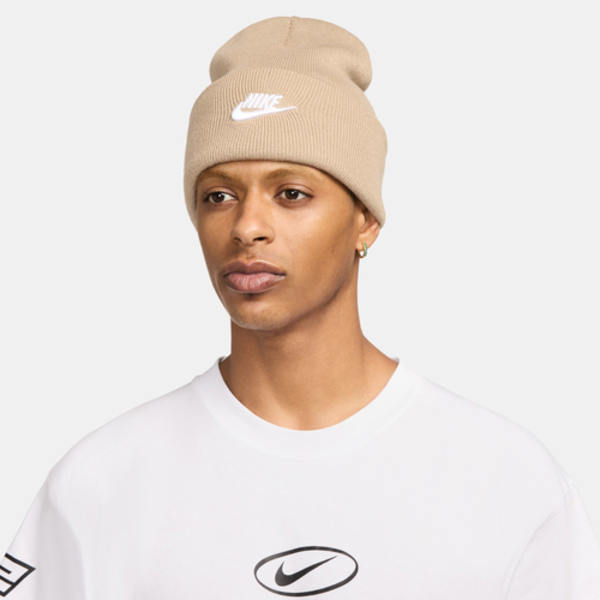 Nike Peak Futura Beanie, One Size - Khaki & White