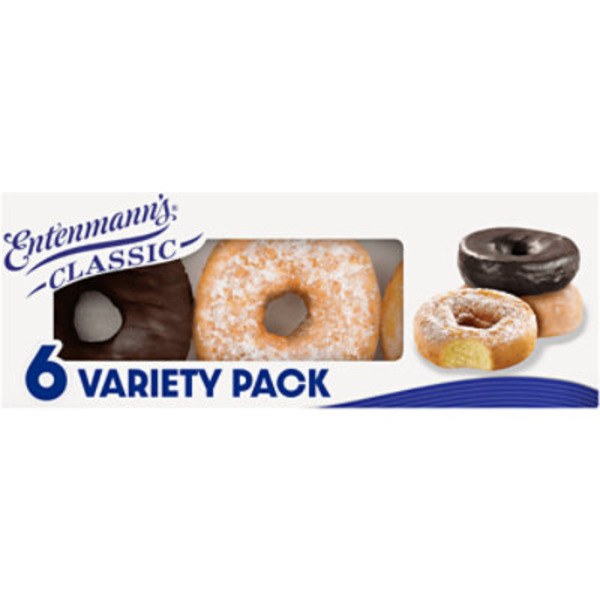 Entenmann's 6 ct, Assorted, Donuts, Donuts, 10.5 oz