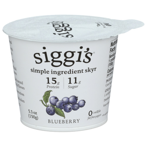 Sprouts Farmers Market Siggi's Icelandic Style Skyr Blueberry Nonfat