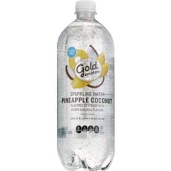 CVS Gold Emblem Pineapple Coconut Flavored Sparkling Water (1 L) from