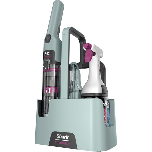 Shark StainForce Cordless Portable Spot & Stain Cleaner With Dual-Activated Cleaning Solution - Hawaiian Gray