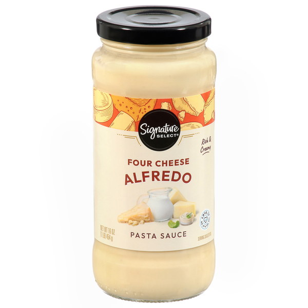 Signature SELECT Alfredo Four Cheese Pasta Sauce