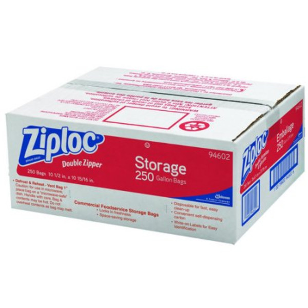 Ziploc - Gallon Size Storage Bags - 250 ct Box