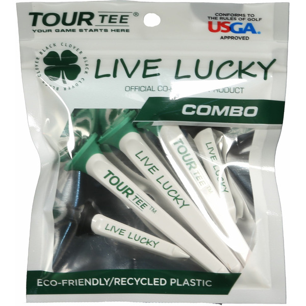 Tour Tee Live Lucky Combo Golf Tees