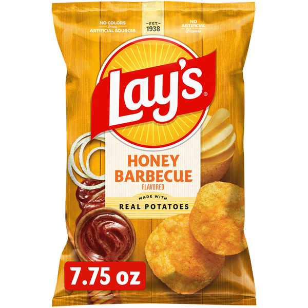 Lay's Potato Chips Honey Barbecue
