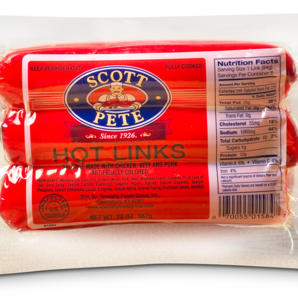 Scott Pete Hot Links Same-Day Delivery or Pickup | Woodman's Food