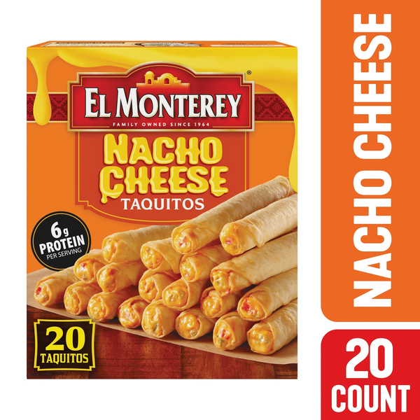 El Monterey Nacho Cheese Flour Taquitos